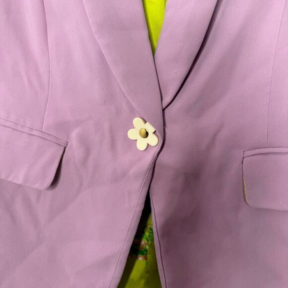 Julie Brown New York lavender blazer size medium - Picture 5 of 9